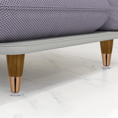 Plantex 4 Inch Sofa Legs for Bed Furniture/Sofa Legs for Table/Sofa Support Legs with Rubber Grip (Rose Gold, 6 Pcs)-2