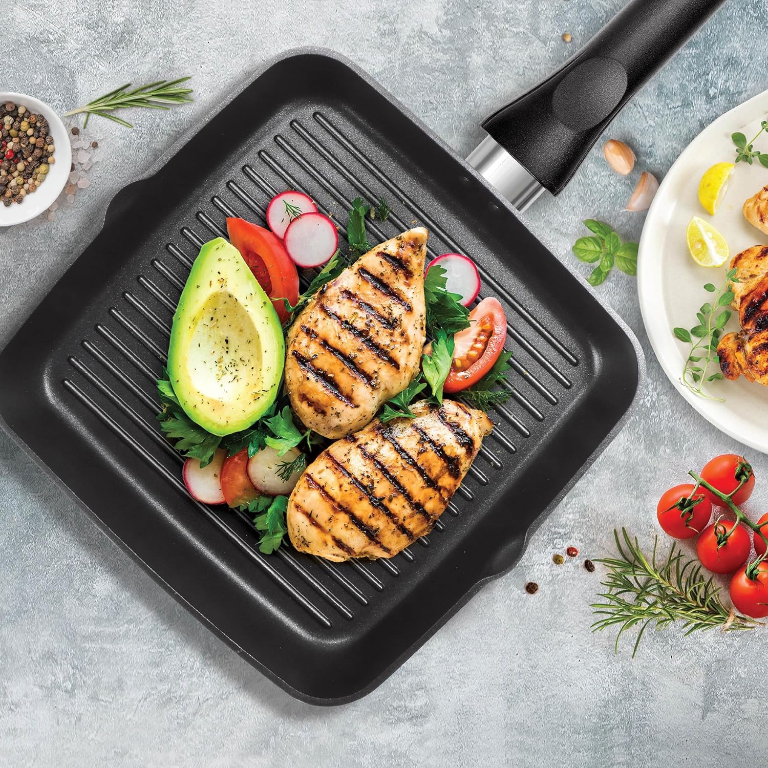 Grill Pan Induction Die Cast (Milton Procook)