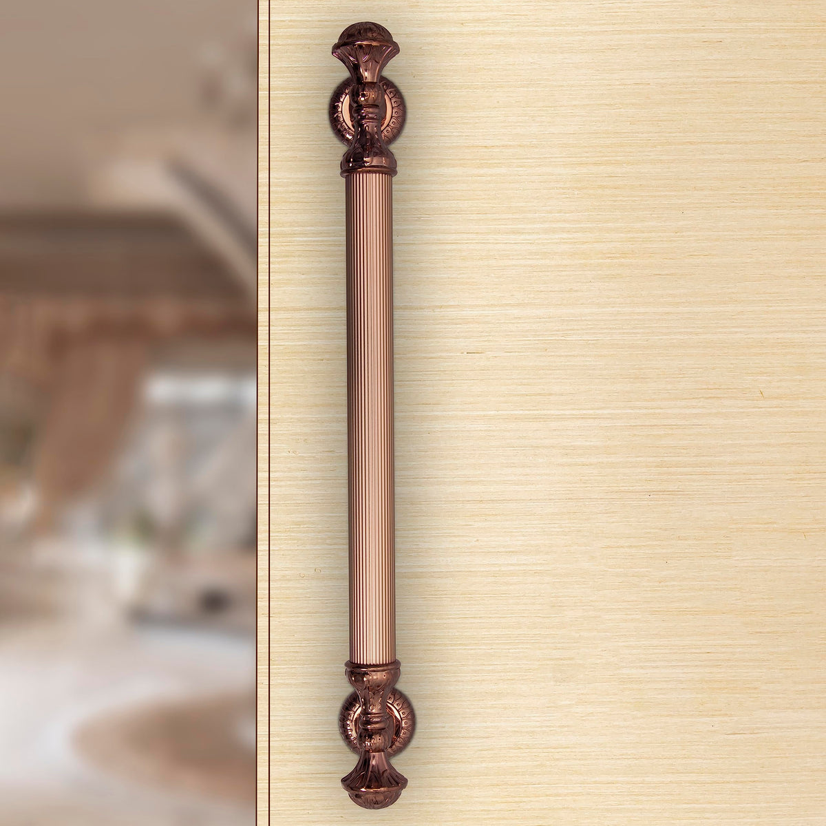 Plantex Heavy Duty Main Door Handle/21.5 Inch Door Handle For Main Door/Pull Handle For Wooden & Glass Door Pack Of 1 (320-Pvd Rose Gold Finish) - 3 Years Warranty-4
