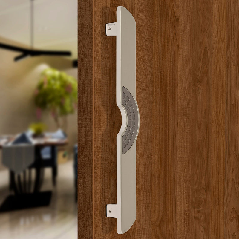 Plantex Ultron Door Handle/15 Inch Main Door Handle/Pull Push Door Handle/3 Years Warranty Pack of 1 (316,Satin and Grey Finish)-6