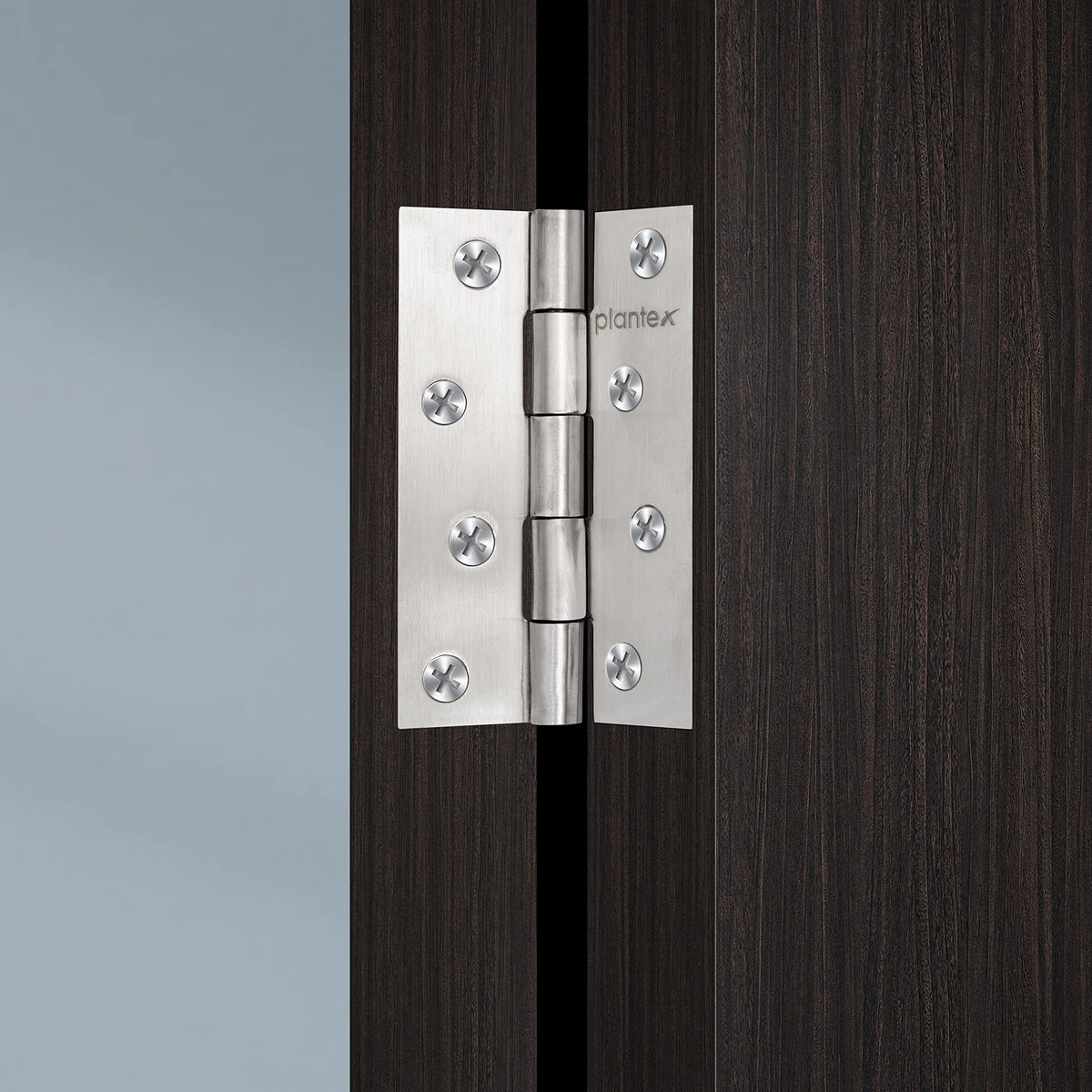 Plantex Stainless Steel Door Butt Hinges 4 inch x 14 Gauge/1.8 mm Thickness Home/Office/Hotel/Hinges for Main Door/Kabja/Soft Close Hinge for Bedroom/Kitchen/Bathroom - Pack of 24 (Satin Matt)-2