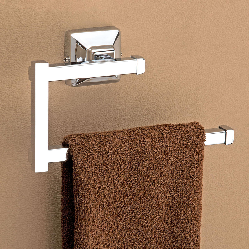 Plantex 304 Grade Stainless Steel Bathroom Accessories Set of 3 - Towel Hanger/Napking Holder/Soap Holder for Bathroom - Squaro (Chrome)-6