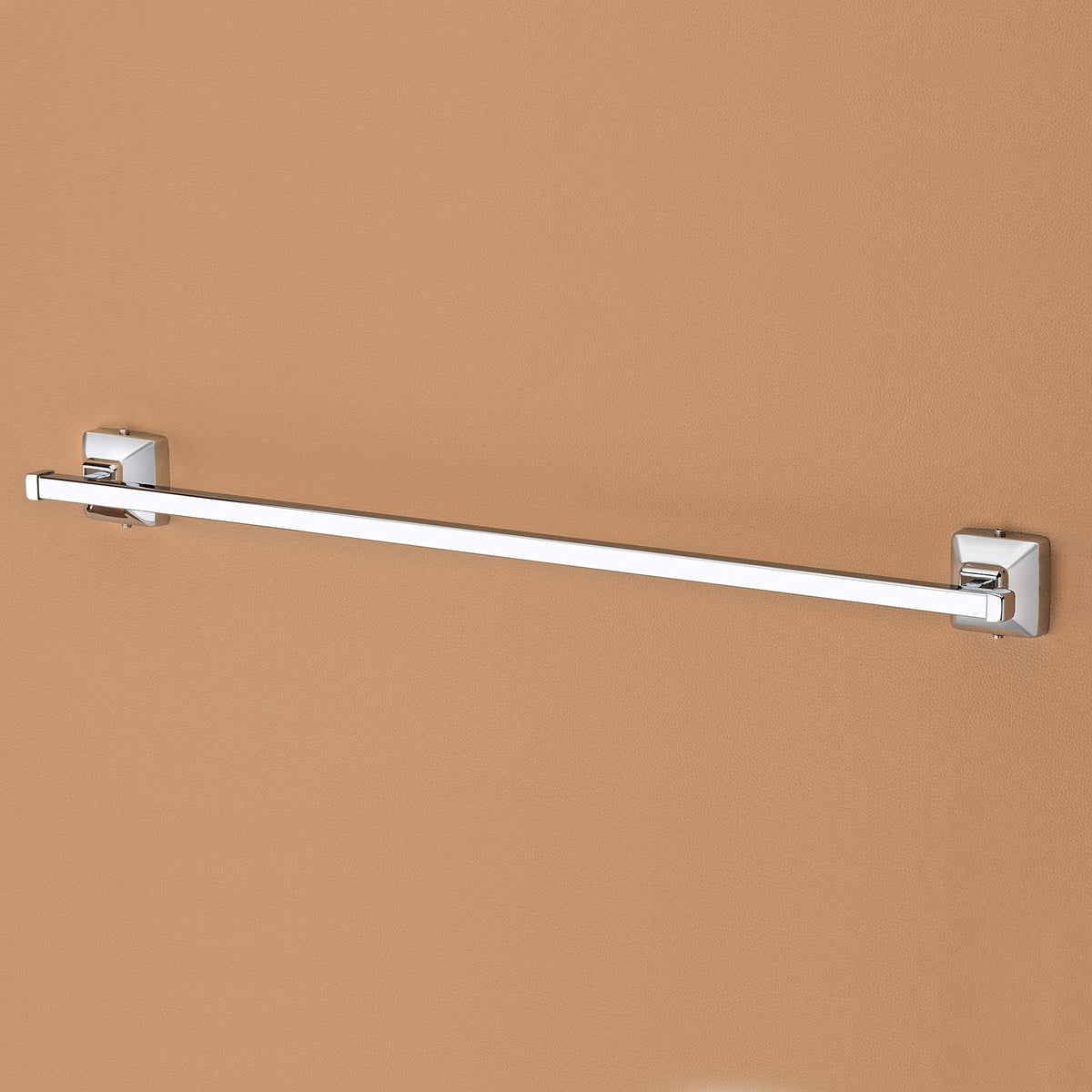 Plantex 304 Grade Stainless Steel Bathroom Accessories Set of 3 - Towel Hanger/Napking Holder/Soap Holder for Bathroom - Squaro (Chrome)-3