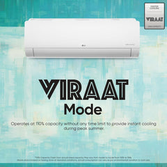 LG 1 Ton 5 Star AI Dual Inverter Split Ac (Copper, Super Convertible 6-In-1 Cooling, 4 Way Swing, HD Filter with Anti-Virus Protection, Faster Cooling & Energy Saving, TS-Q14YNZE, White)