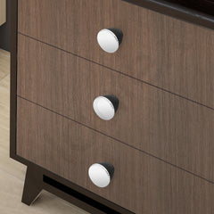 Plantex Knobs for Drawer/Drawer Knobs/Knobs for Cabinets/Pull-Push Knobs for Kitchen/Bedroom Drawer - Pack of 1 (Chrome & Black)-6