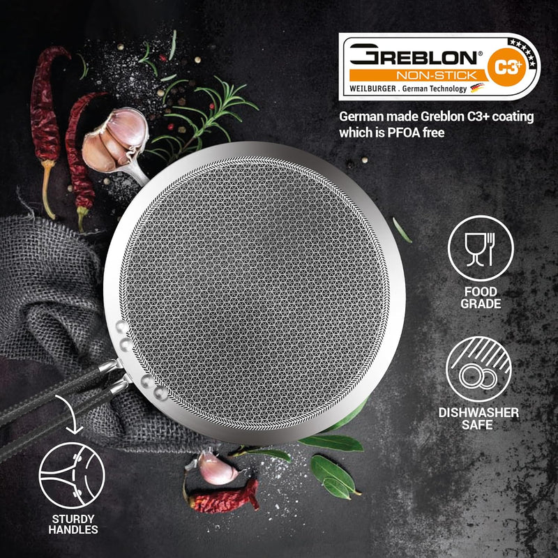 Concave Tawa Honeycomb - (Pro Cook By Milton)