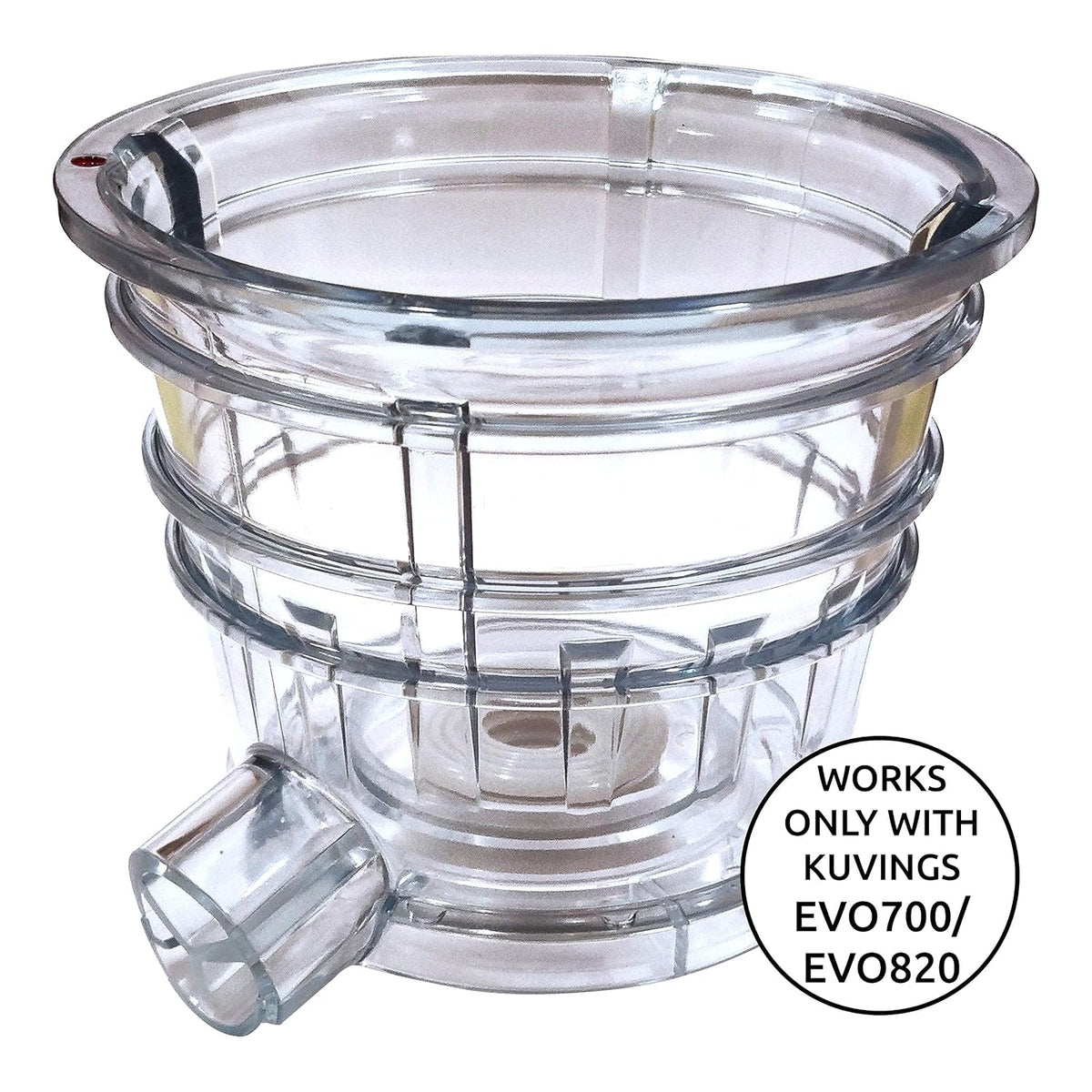 Kuvings Original Accessory - Sorbet Strainer, Compatible only with EVO700, EVO810, EVO820 Cold Press Juicer, Make Delicious Sorbet any like Mango, Strawberry, Blueberry, Kiwi etc.