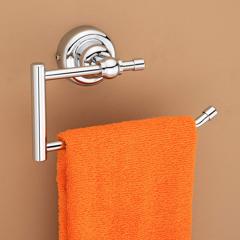 Plantex SS - 304 Grade Bathroom Accessories Set/Bathroom Hanger for Towel/Towel Bar/Napkin Ring/Tumbler Holder/Soap Dish/Robe Hook (Skyllo - Pack of 10)-4