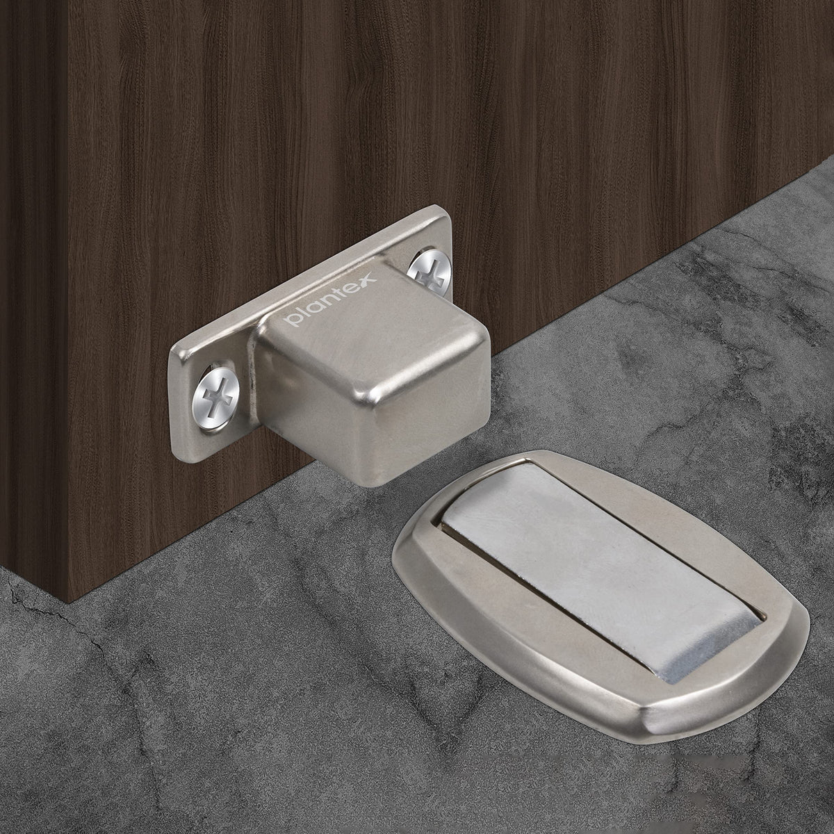 Plantex Door Stopper Magnetic/Door Holder Stopper/Floor Door Stoppers/Stops for Home/Hotel/Office (184 Satin)-5