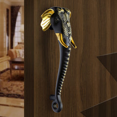 Plantex Premium Main Door Handle/17- inches Door Handle for Main Door/Pull Push Handle/Door and Home Decore Ganesh Shape Design/3 Years Warranty Pack of 1 (677- Brass Antique Finish)-1