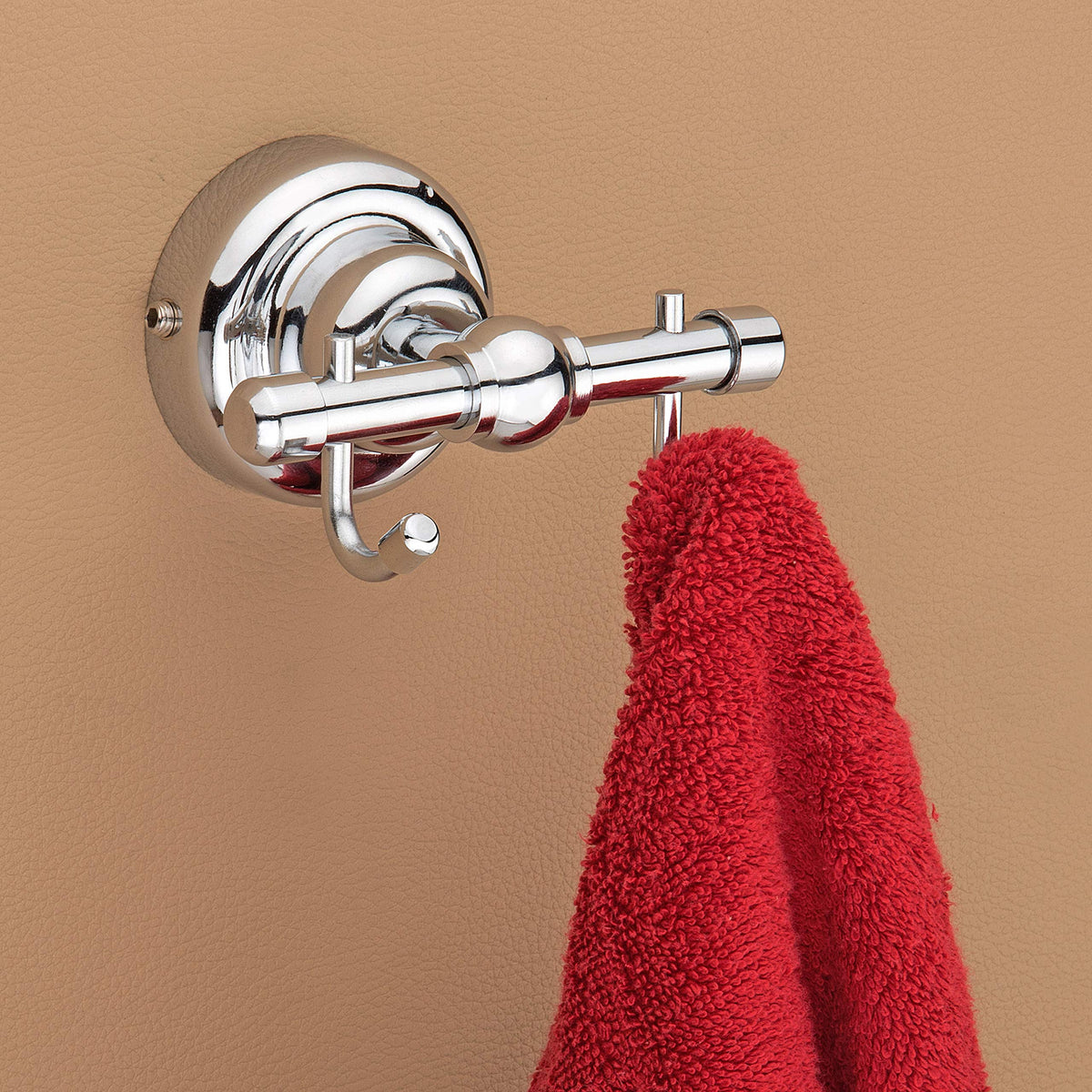 Plantex SS - 304 Grade Bathroom Accessories Set/Bathroom Hanger for Towel/Towel Bar/Napkin Ring/Tumbler Holder/Soap Dish/Robe Hook (Skyllo - Pack of 10)-6