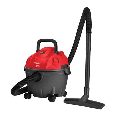 Prestige CleanHome Typhoon 05 Vacuum Cleaner with Advanced HEPA Filter, 1200 W (Black, Red)