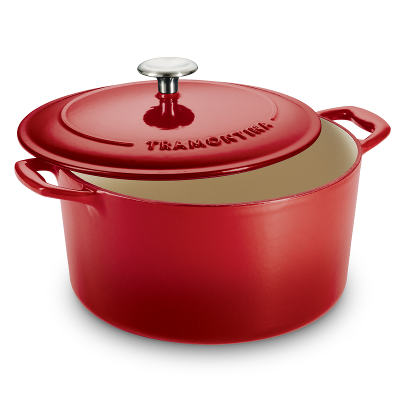 Bestow Enameled Cast Iron Covered Round Dutch Oven 5.2 Litre GR