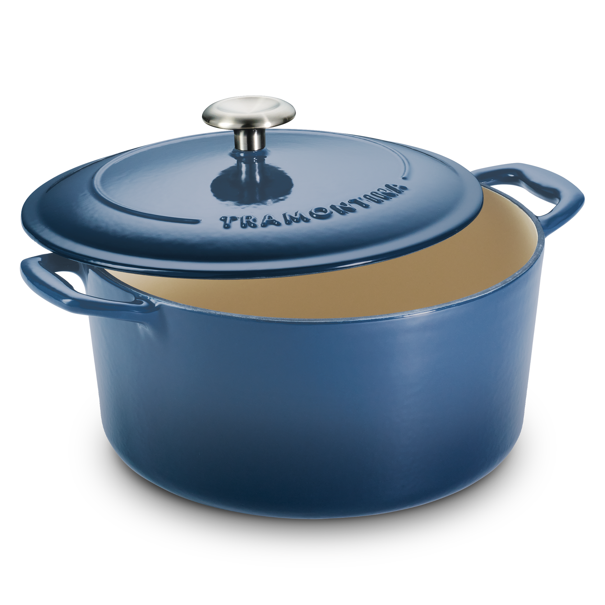 Bestow Enameled Cast Iron Covered Round Dutch Oven 5.2 Litre MB