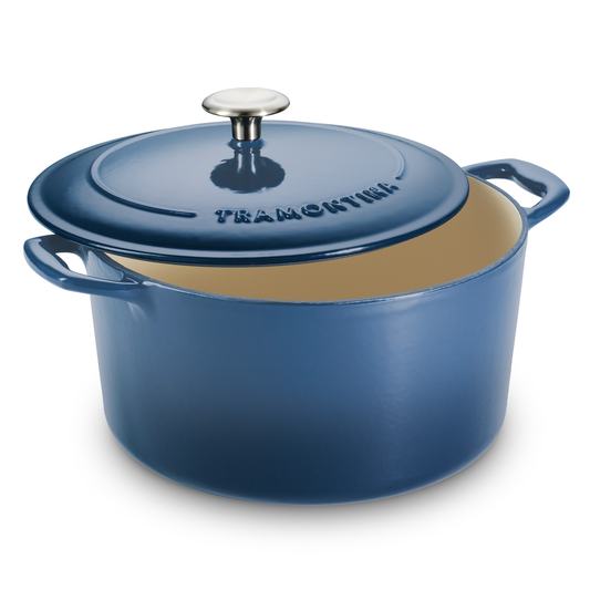 Bestow Enameled Cast Iron Covered Round Dutch Oven 6.1 Litre MB