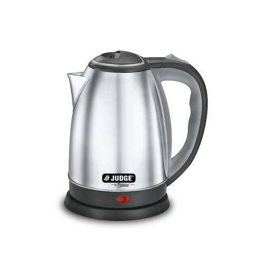 Judge by Prestige 1.2 Litres Electric Kettle JEA 314 | Stainless Steel Lid| Automatic Cut Off | Power Indicator |Swivel Base