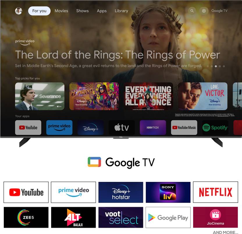 TCL 248 cm (98 inch) Ultra HD (4K) LED Smart Google TV with Dolby Vision IQ and 144Hz VRR with 60W ONKYO Audio System (98P745)-4