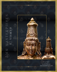 Vishnu Panchaloha Bronze Icon - 8" - Masterpieces Collection