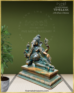 Sayana Ganesa Panchaloha Bronze Icon - 6.5" - Timeless Collection