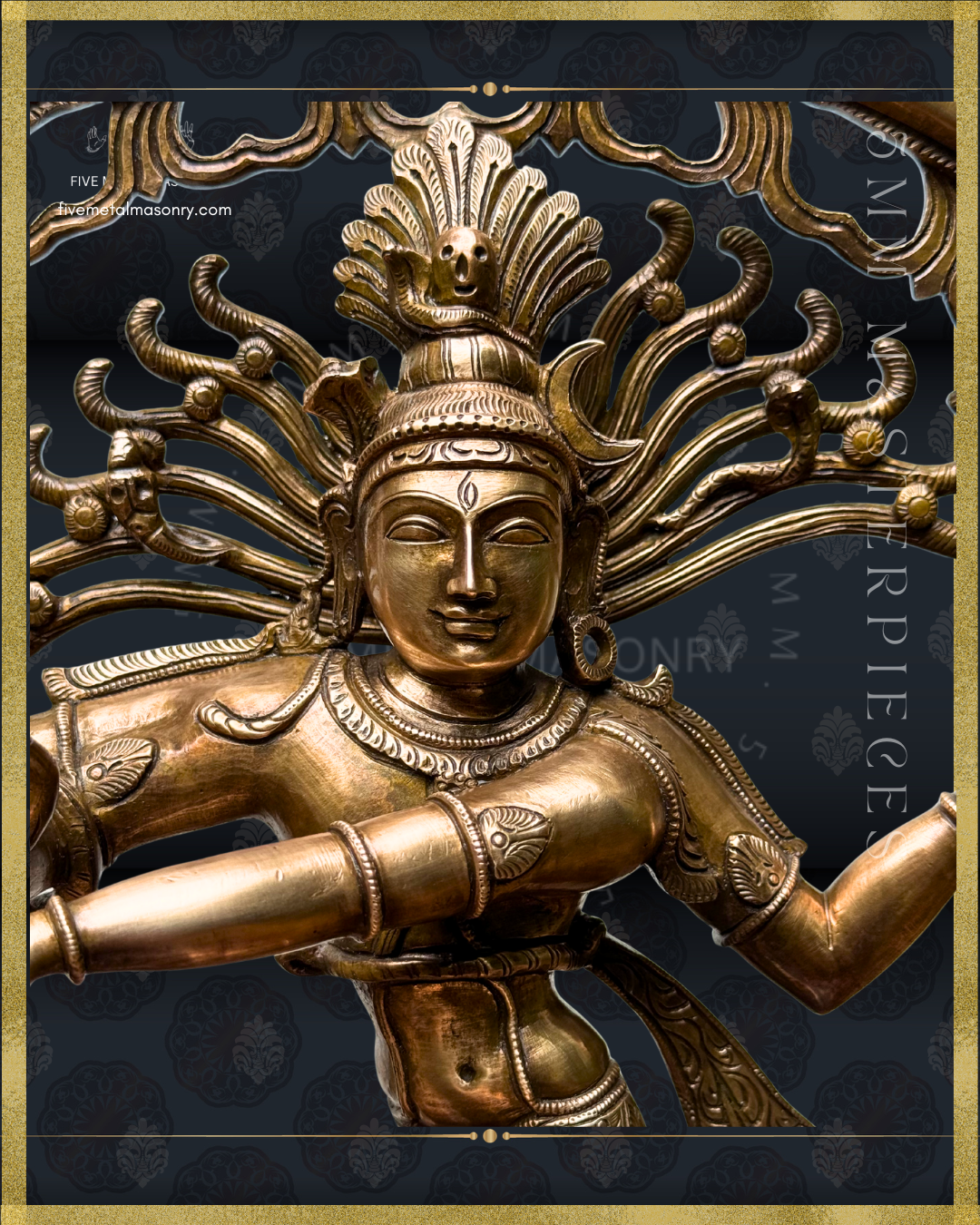Nataraja Panchaloha Bronze Icon - 18" - Masterpieces Collection