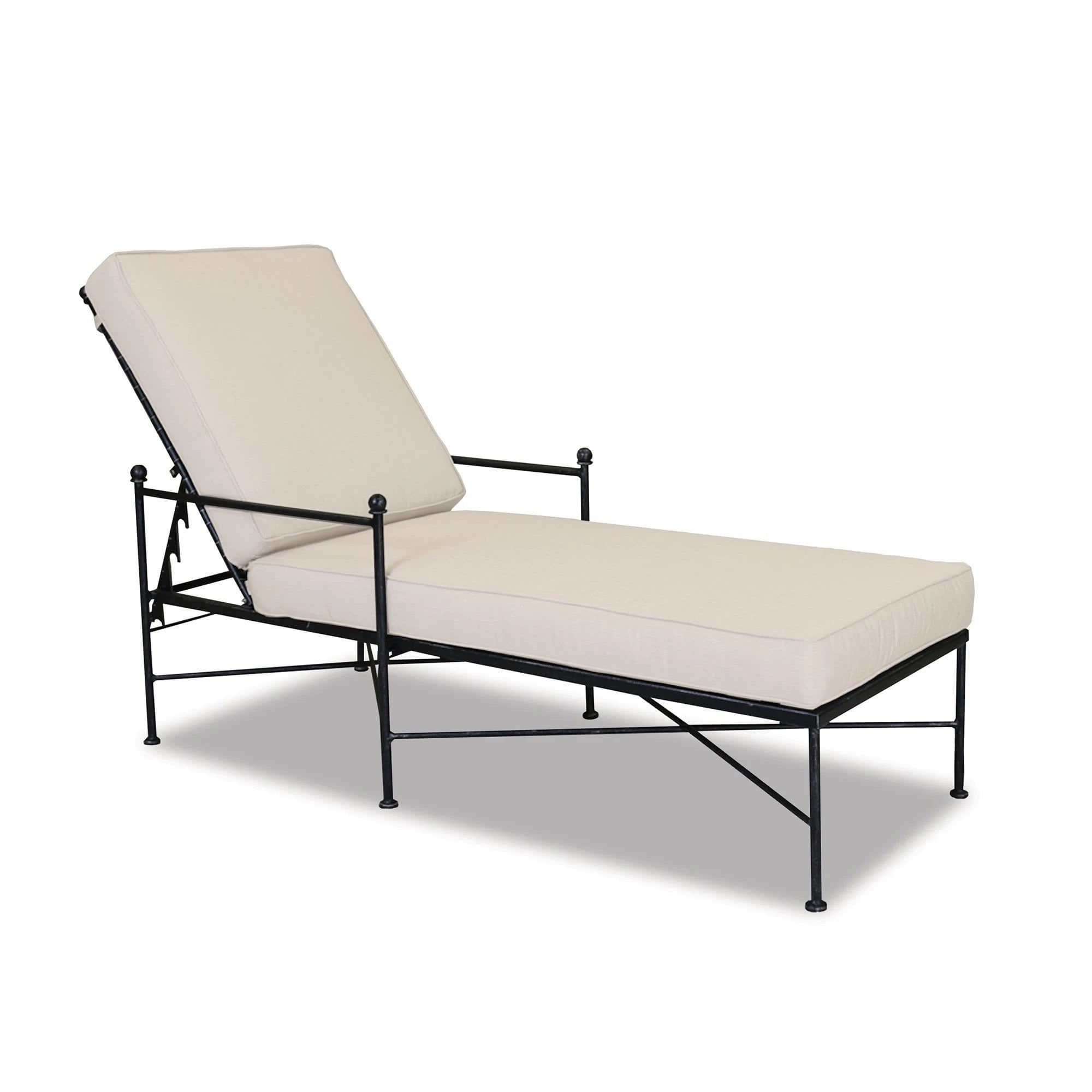 Scoot Outdoor Swimming Poolside Lounger (Black)