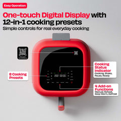 World's 1st 100% Toxin-Free ILAG® Certified CeramicTech™ Air Fryer with XL Basket | BRĪSK