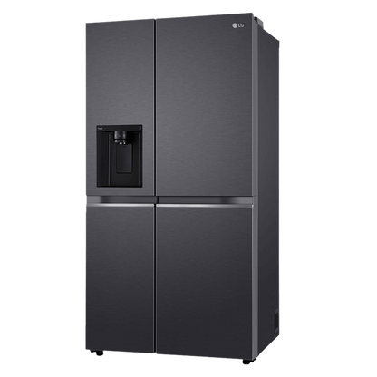 LG 630 Litres 3 Star Frost Free Side by Side Door Smart Wifi Enabled Refrigerator with Multi Air Flow (GL-L257CMC3, Matt Black)
