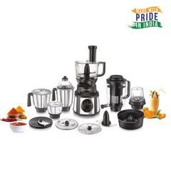 Prestige Endura Pro 1000W Multi Functional Mixer Grinder, Copper Motor, 6 Jars with Food Processing Attachments, 14-in-1, 5Y Motor Warranty + Prestige 1.5L PMC 3.0 Plus Multi Kettle / Multi Cooker