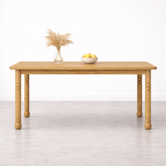 Valencia Solid Wood Dining Table -6 Seater