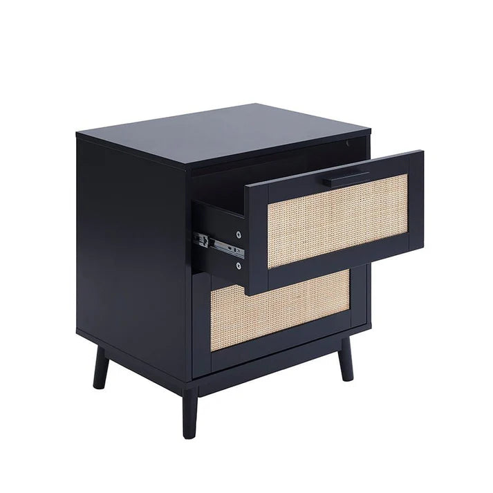 Canora 2 Drawer Bedside Table