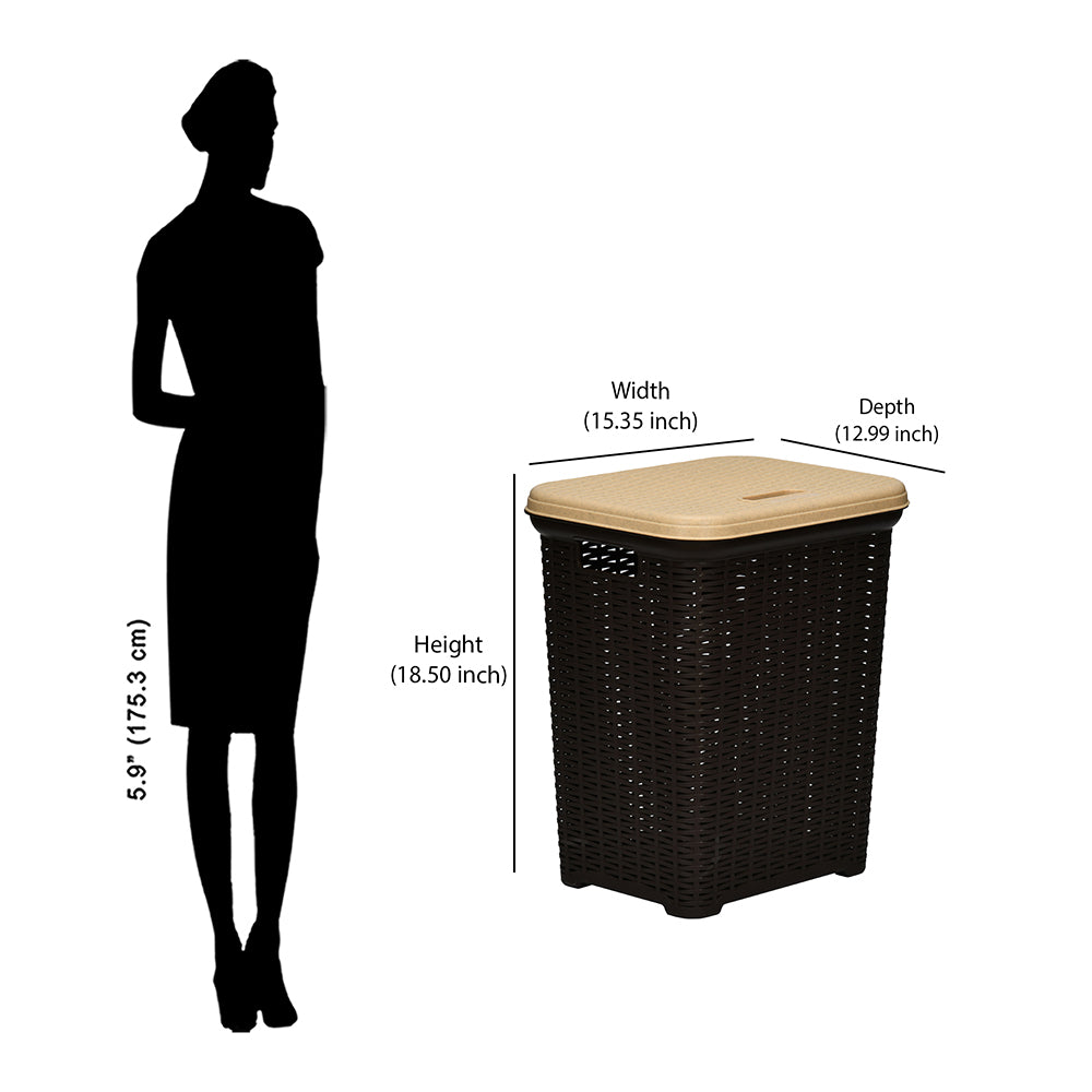 Nilkamal Elegance Laundry Basket 35 L