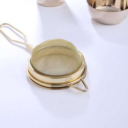 Brass Tea Strainer with Handle (9.5 Inch)