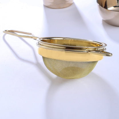 Brass Tea Strainer with Handle (9.5 Inch)