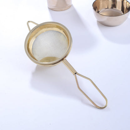 Brass Tea Strainer with Handle (9.5 Inch)
