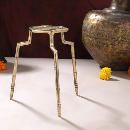 Brass Tipai – Handcrafted Traditional Stand for Pooja & Décor