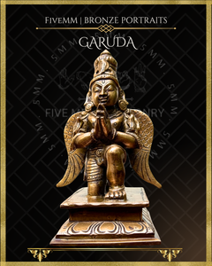 Garuda Panchaloha Bronze Icon - 6.5"