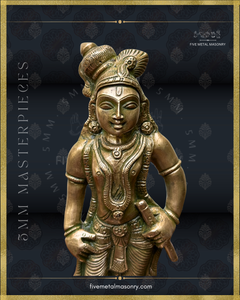Krishna Panchaloha Bronze Icon - 8"-  Masterpieces Collection