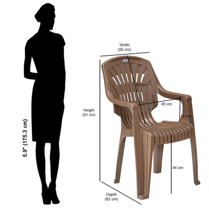 Nilkamal CHR2231 Plastic Arm Chair