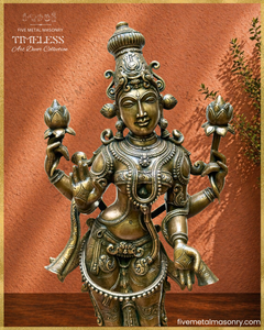 Lakshmi Panchaloha Bronze Icon - 20" Standing - Timeless Collection