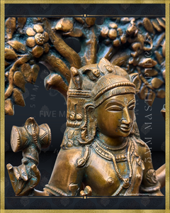 Dakshinamurti Shiva Panchaloha Bronze Icon - 13"-  Masterpieces Collection