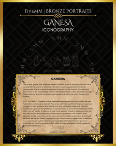 Ganesa Panchaloha Bronze Icon - 1.5" Seated (Trunk:Left) - Polished finish