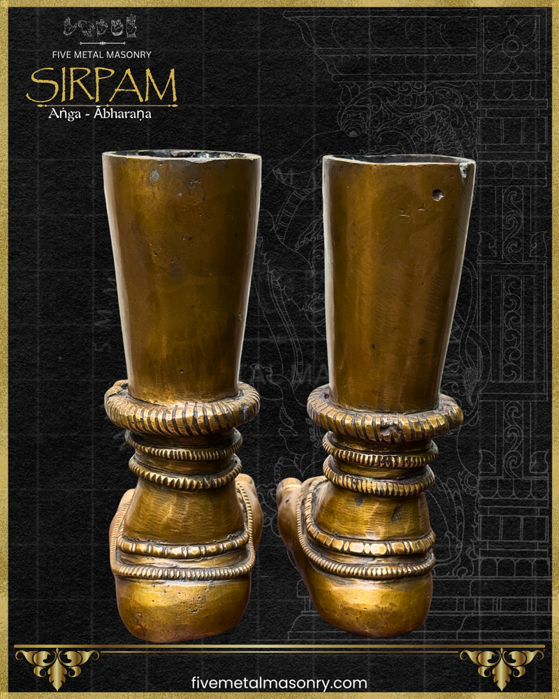 Pada Panchaloha Bronze Icon Pair - 7" - Sirpam Collection