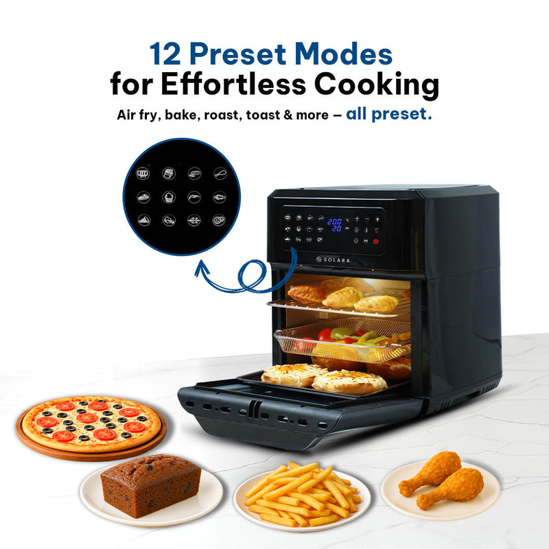 SOLARA Large Air Fryer Oven Signature Combo (12L)