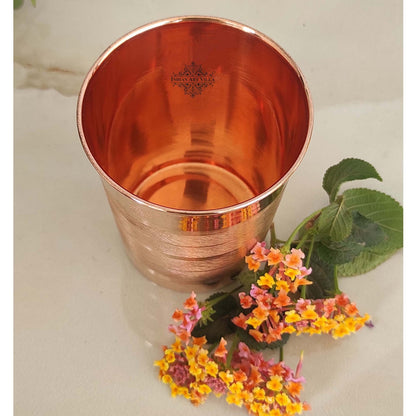 Pure Copper Jug 1200 ML & 1 Glass Tumbler 300 ML