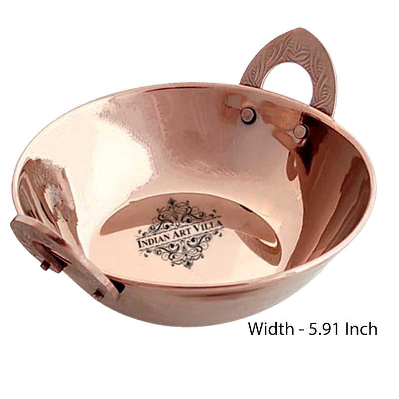 Indian Art Villa, Rose Gold Steel Tableware Gift Set, Hammered Design, 10 Pieces