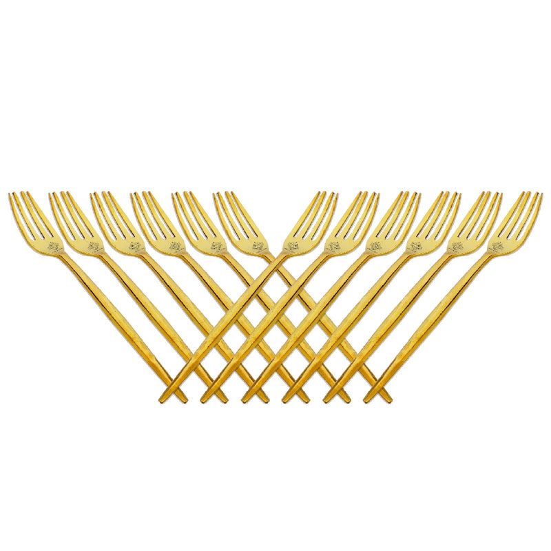 Pure Brass Fork, Shine Finish Design, Kitchenware, Decorative
