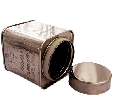 Steel Tea, Coffee & Sugar Container Set, 3 Pieces
