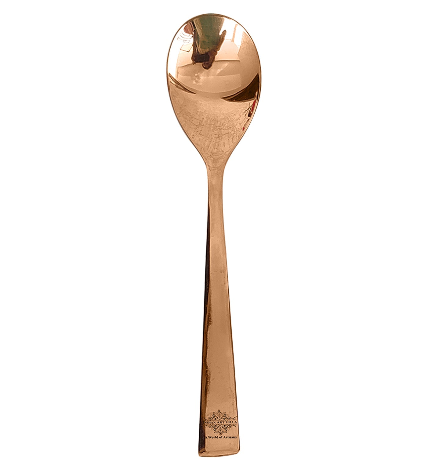 Stainless Steel With Rose Gold Finish Serving Spoon