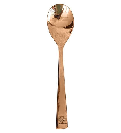 Stainless Steel With Rose Gold Finish Serving Spoon