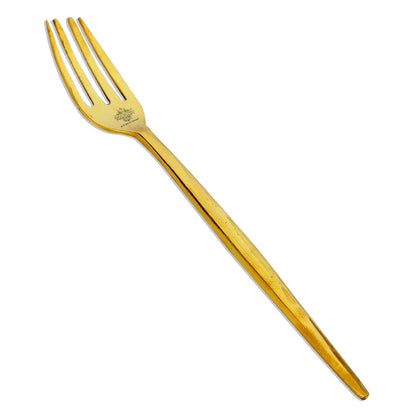 Pure Brass Fork, Shine Finish Design, Kitchenware, Decorative